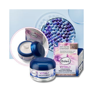 Balea Vital+ 晚霜 熟齡肌 保水修護 50ml
