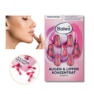 Balea 眼唇修護精華 時空膠囊 每片7顆入